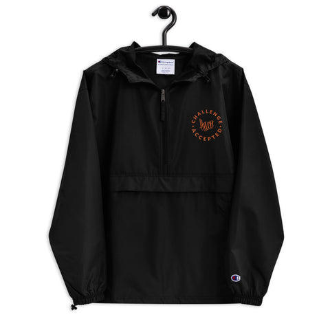 #CHALLENGEACCEPTED Embroidered Champion Packable Jacket